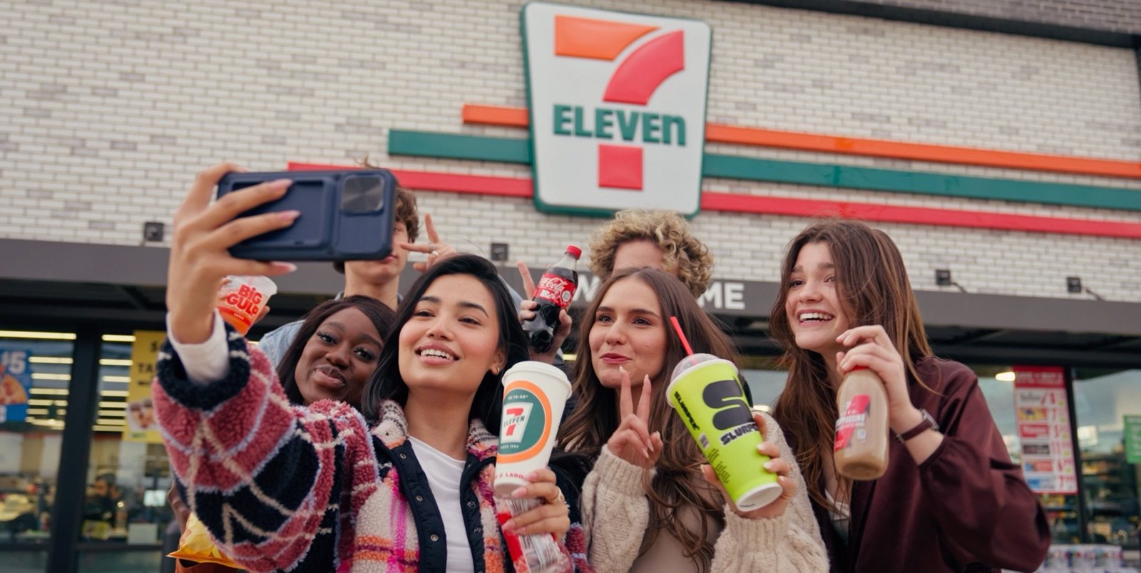 Still from a 7-Eleven campaign